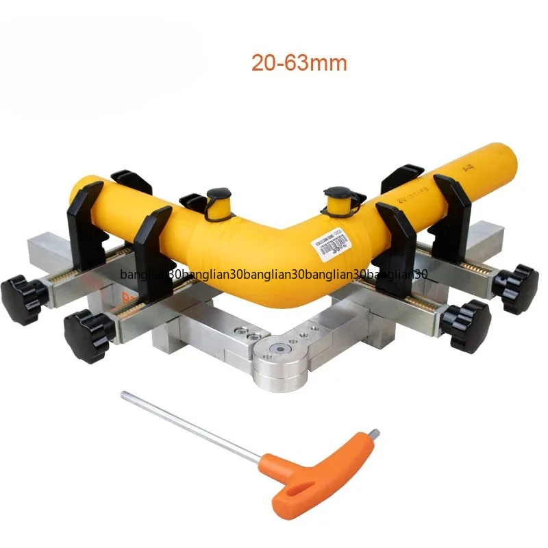 PE 20-63mm Universal Pipe Aligner: Ensures Perfect Alignment for Stronger Welds on All Thermoplastic Pipes