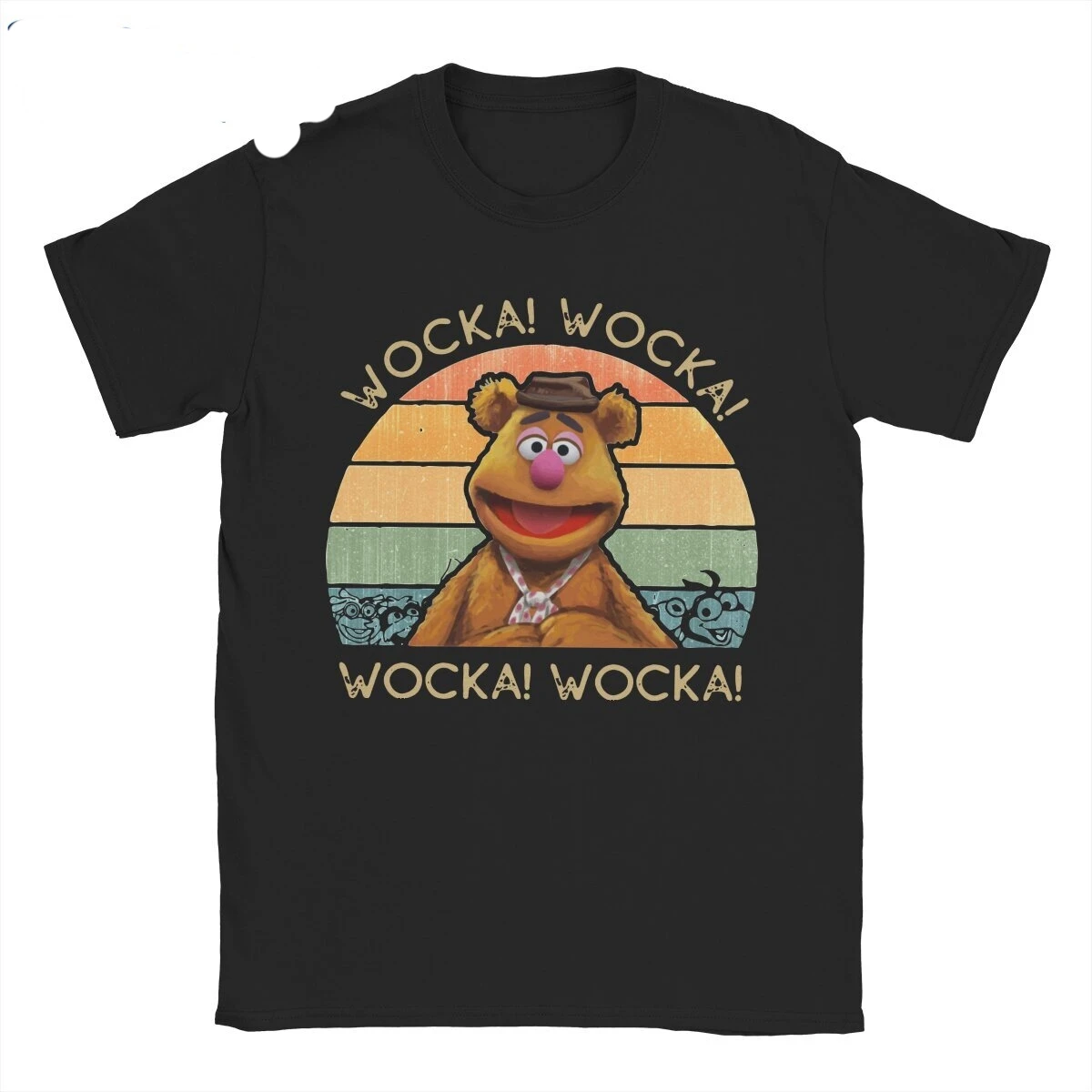 Men  Fozzie Wocka Bear Muppet Show T Shirt  100% Cotton Clothing Funny Round Collar Tees Plus Size T-Shirts