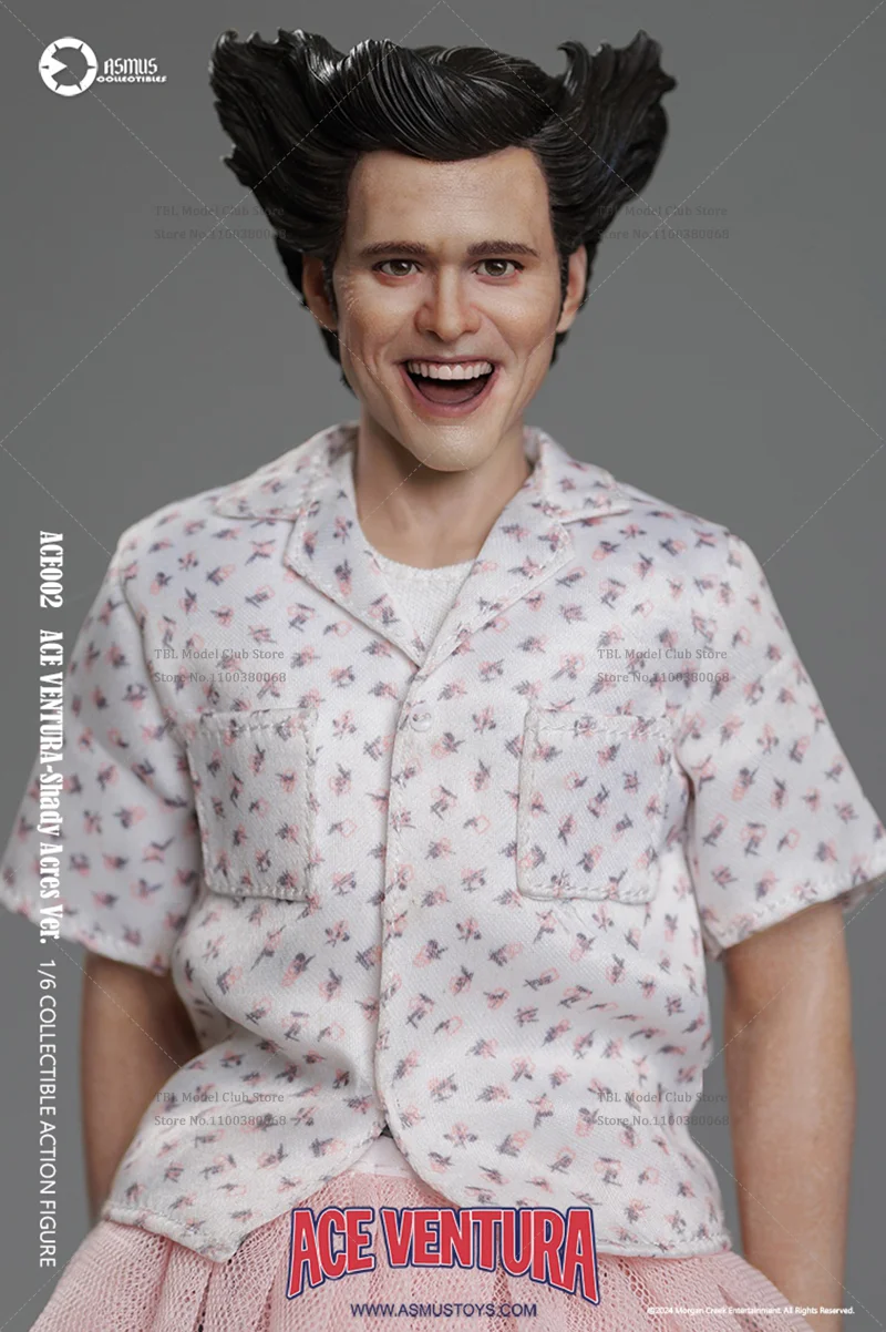 Na stanie ASMUS TOYS ACE02 Figurka Akcji Męska 1/6 Skala Zwierzę Domowe Detektyw Ace Zabawny i Humorystyczny Filmowy 12-calowy Pełny Zestaw