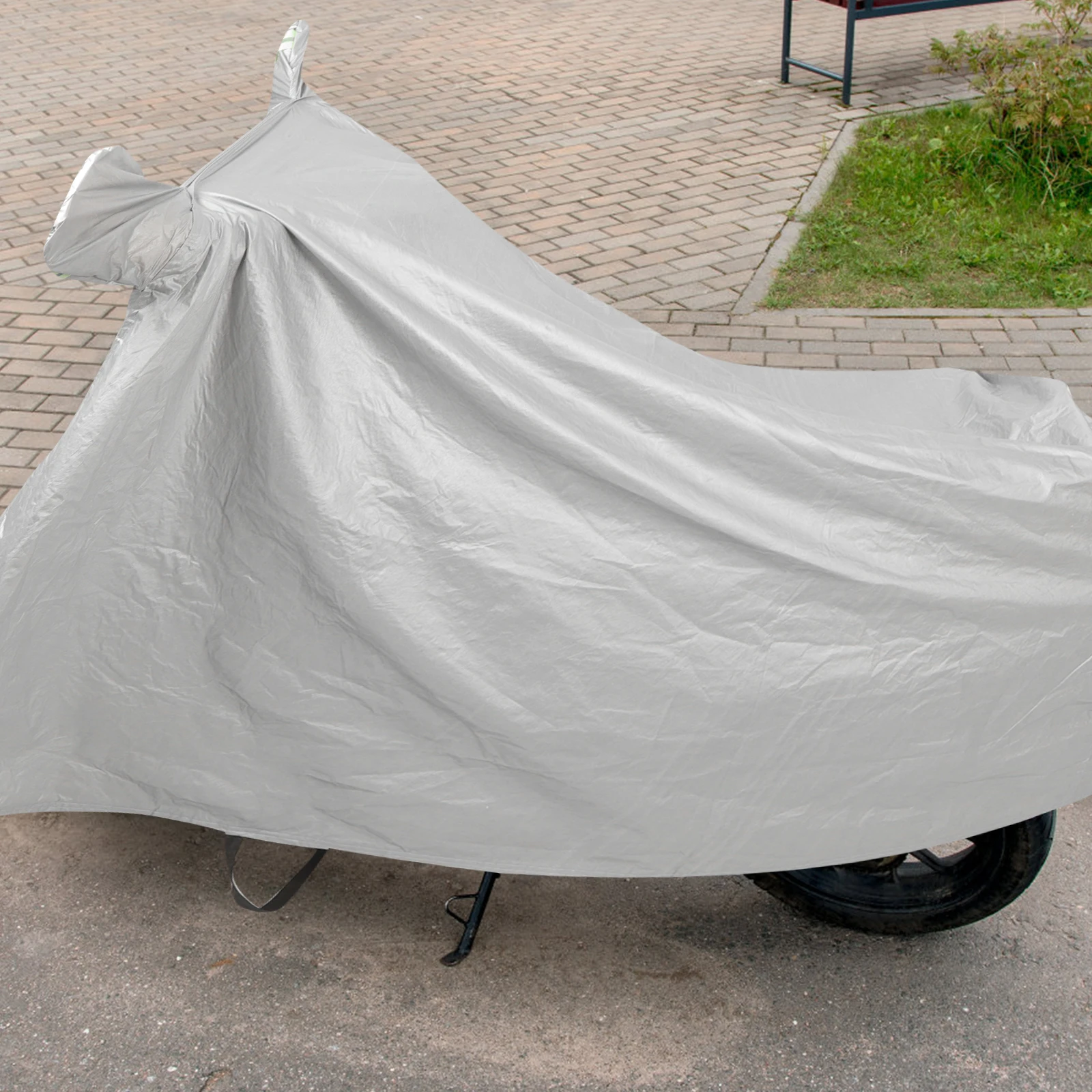 Sun Protection Rain Cover Full Motorcycle Portable Motorbike Aluminum Film Sunshade Outdoor