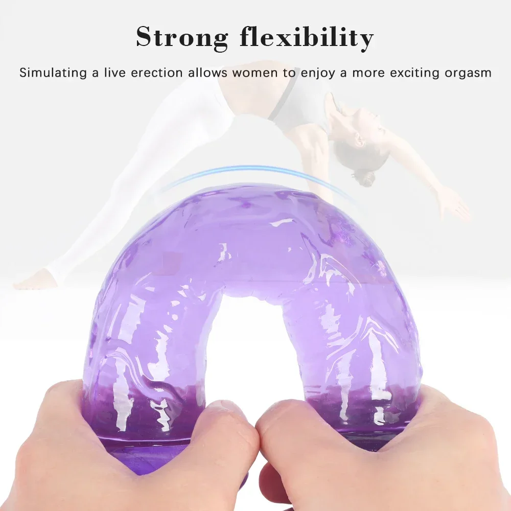 Realistic Dildo With Strong Suction Cup Erotic Jelly Dildo Sex Toys for Woman Artificial Penis G-spot Simulation Anal Butt Plug