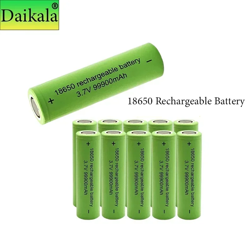 2024 KC certified 3.7V 99900MAH 18650 lithium-ion rechargeable battery, suitable for keyboard toy models, mouse alarms