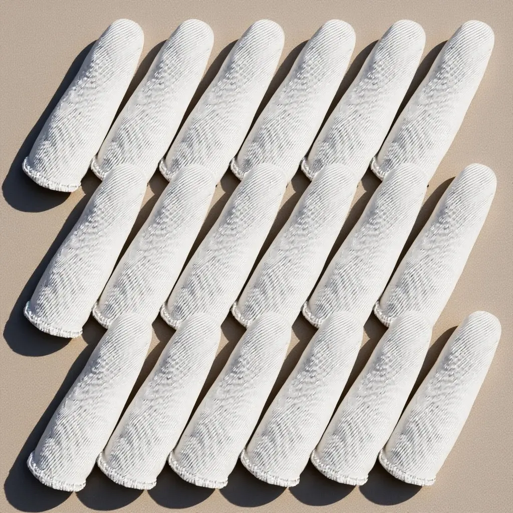 

60Pcs Cotton Finger Covers Breathable Finger Cots Non-Skid Fingertip Protector Durable Protective Fingertip Protector
