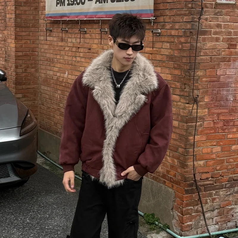 سترات باركاس عصرية للرجال لشتاء 2025 سترات باركاس سميكة دافئة مقاومة للرياح معاطف رجالية أنيقة وأكمام طويلة بلون واحد