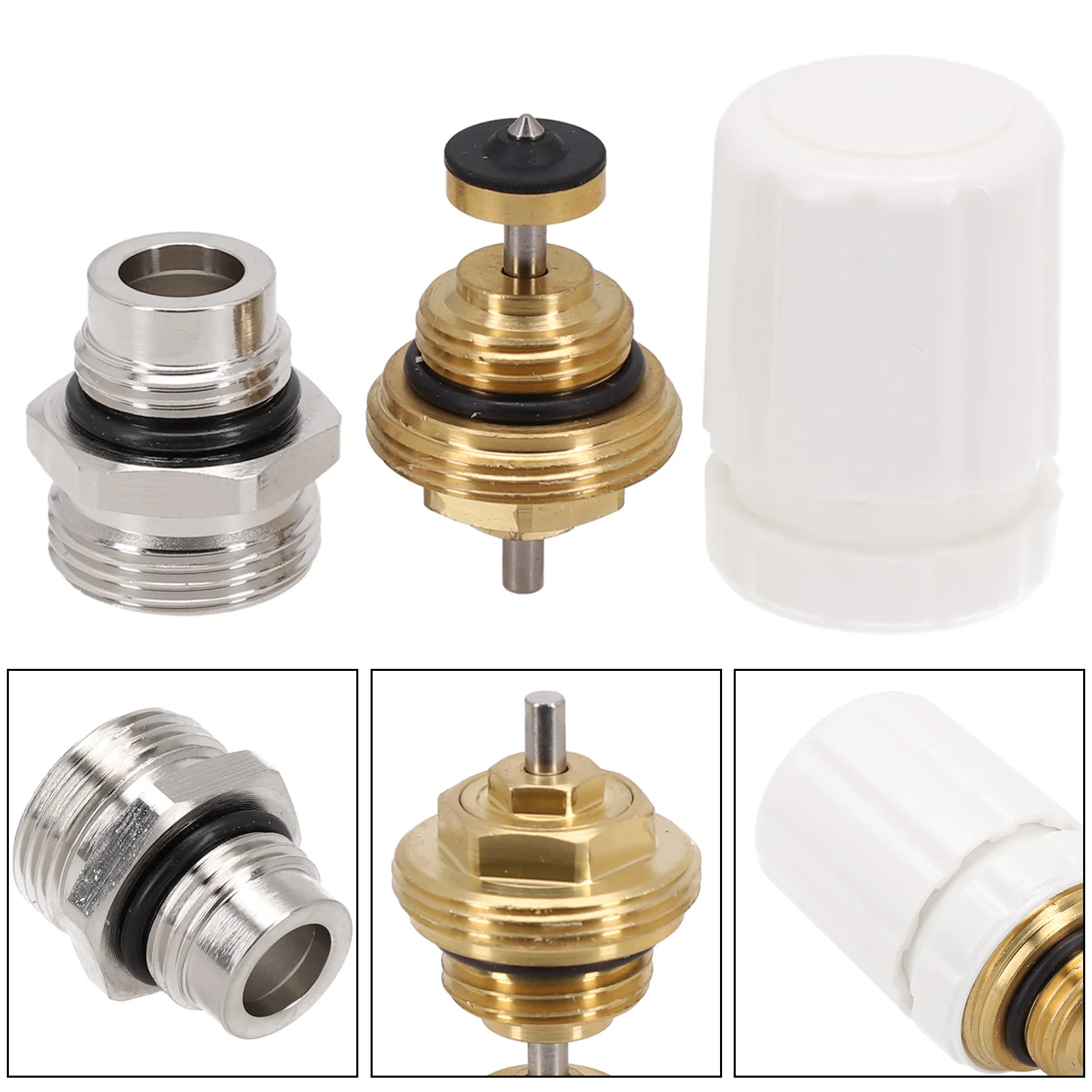 Valve Insert For Underfloor Heating Spreader/Heating Circuit Distributor Separators Structure Automatic Spring Valve Cores