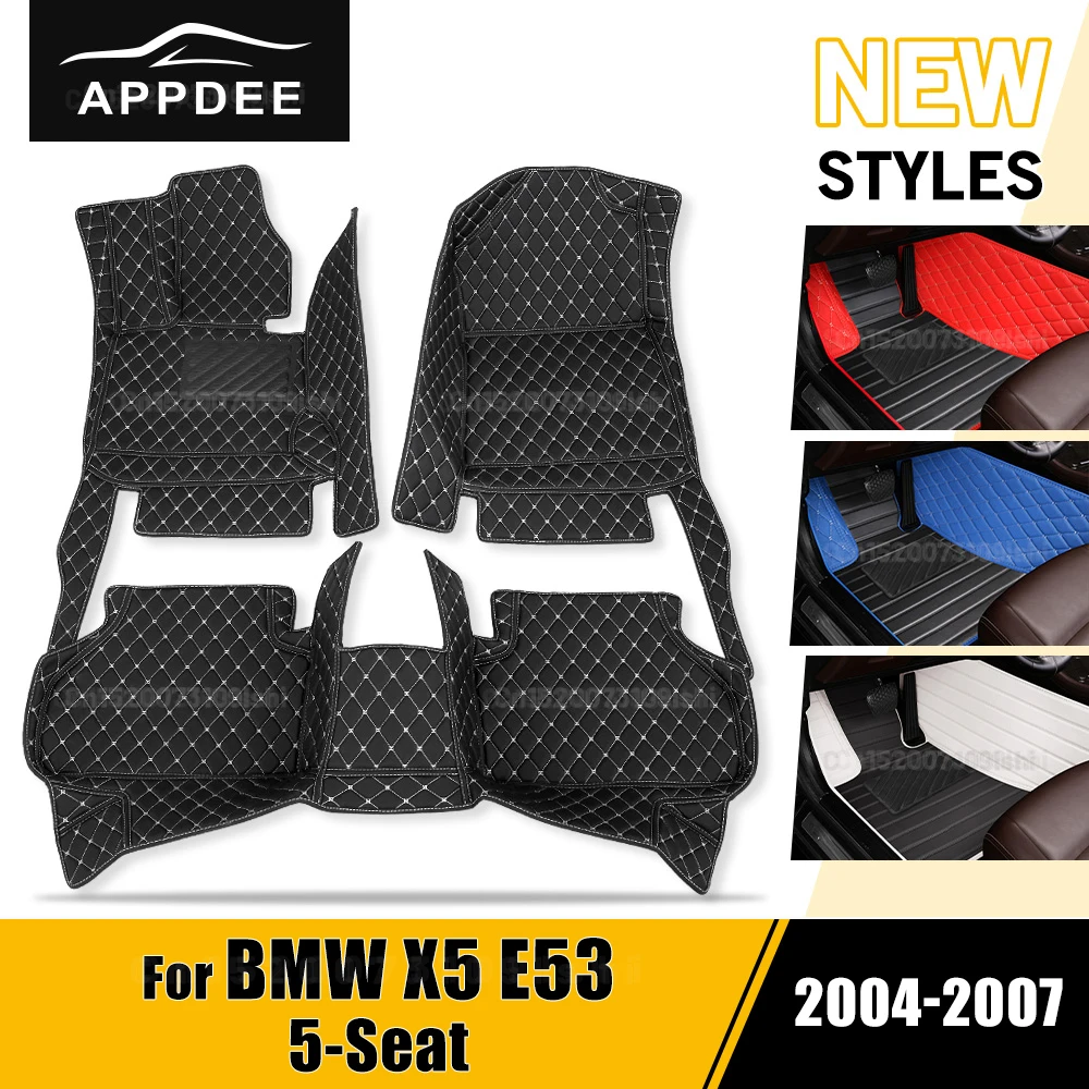 Car floor mats for BMW X5 E53 2004 2005 2006 2007 Custom auto foot Pads automobile carpet cover interior accessories