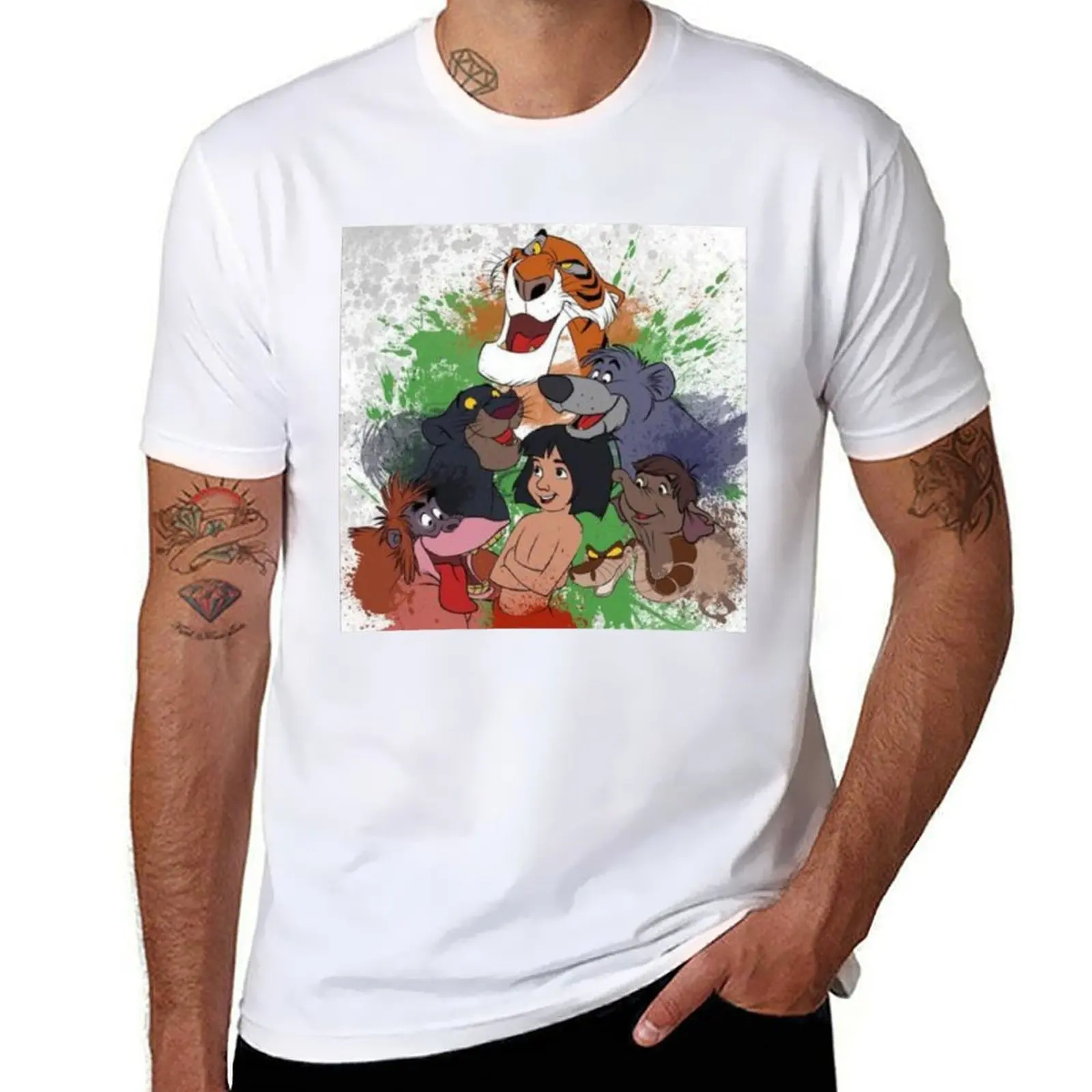 

The Jungle Book- All characters T-Shirt t shirts for man slim fit t shirts for man pack cotton T-Shirt