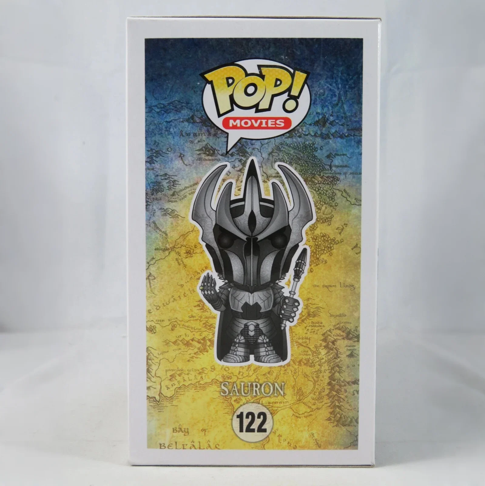 El Señor de los Anillos Figuras Juguete-Sauron # 122 Figura FUNKO POP Figura de edición limitada Decoración de escritorio Modelo Juguete para regalo