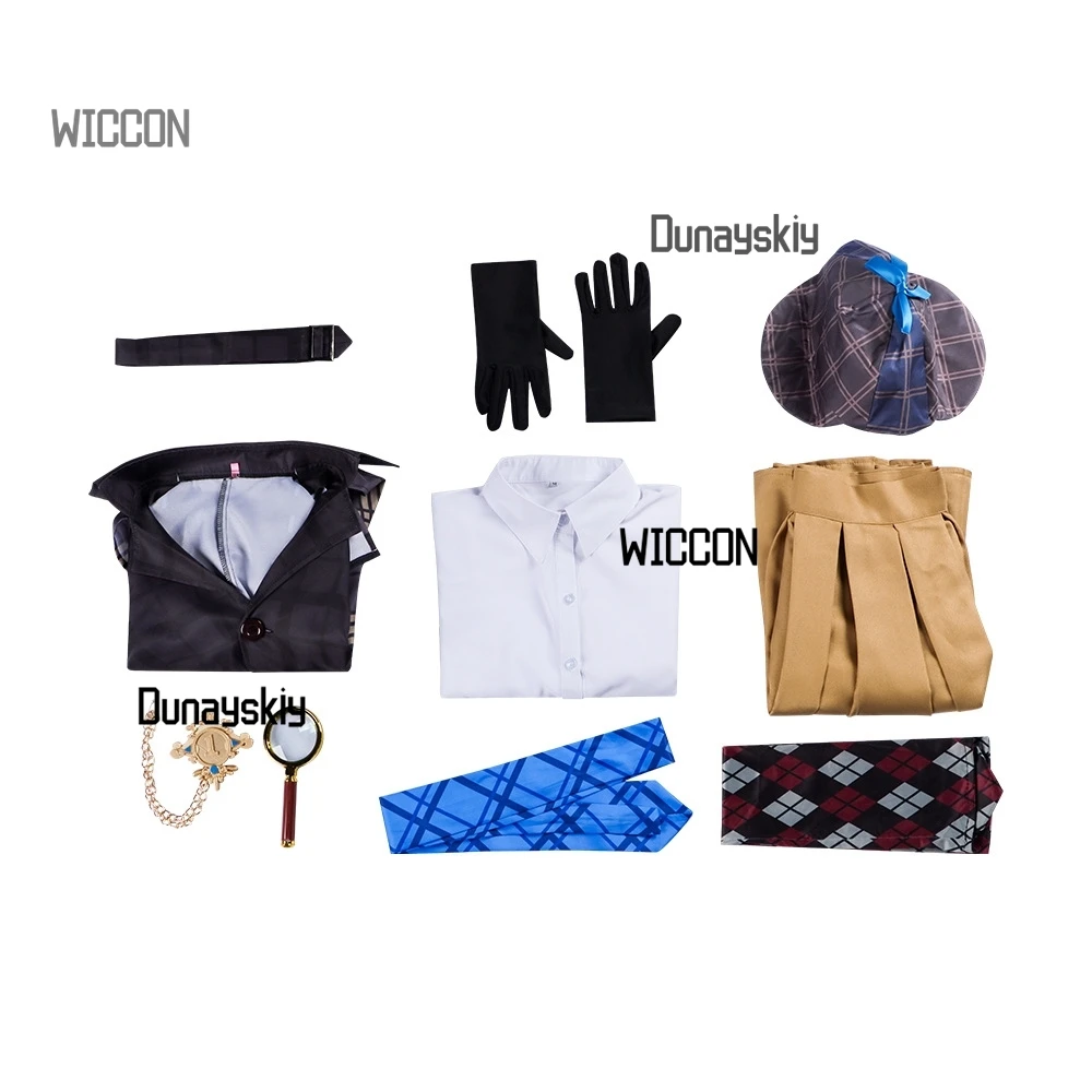 إيما وودز الهوية الخامس أنيمي تأثيري ازياء شعر مستعار الملحقات الأظافر كول المباحث إنجلترا Kawaii اليومية مرحلة الحفلات هالوين كوس