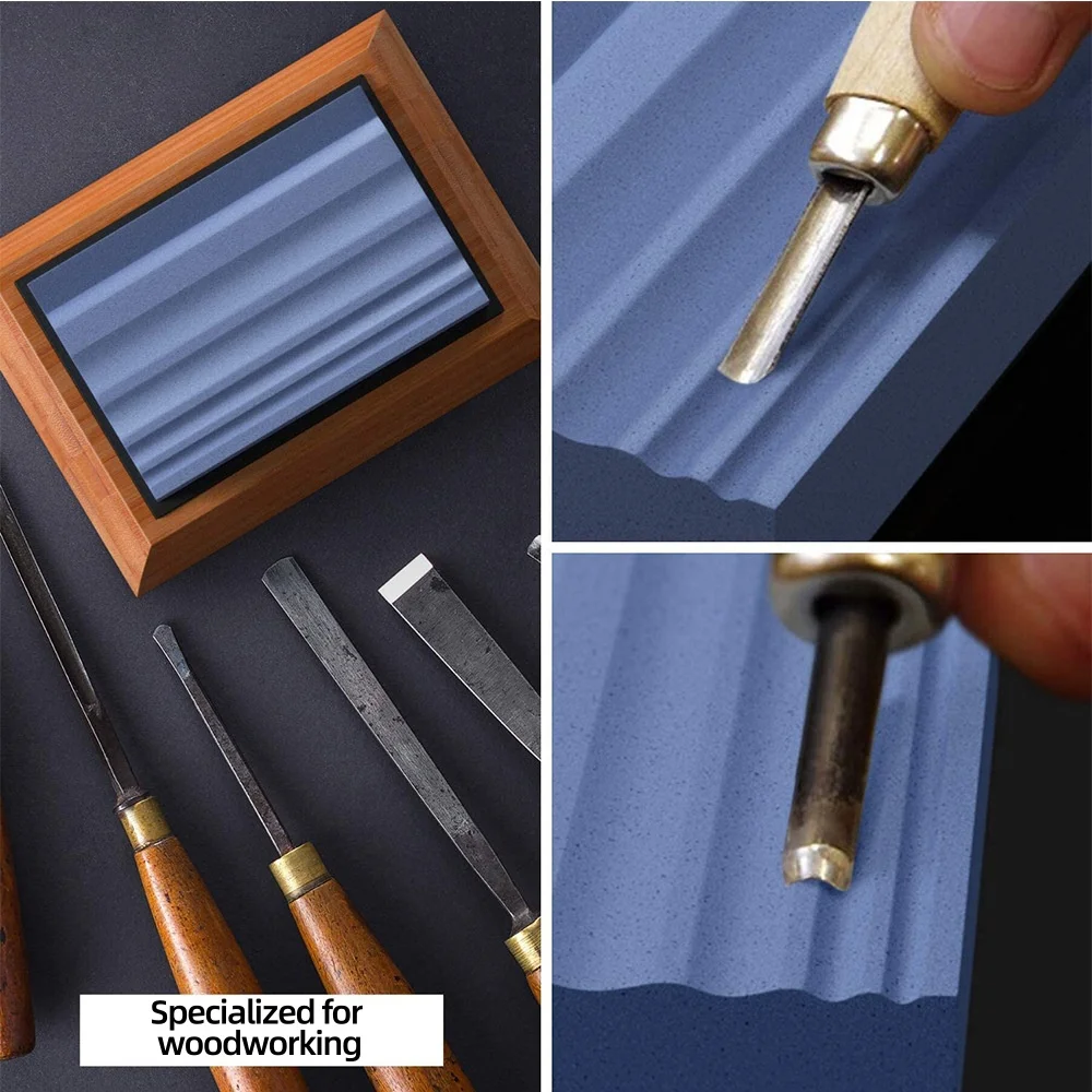 Multifunctional Water Whetstone Double Sided Grit Grind Stone Anti Slip Bamboo Base Angle Sharpener Set Kitchen Knife Repair