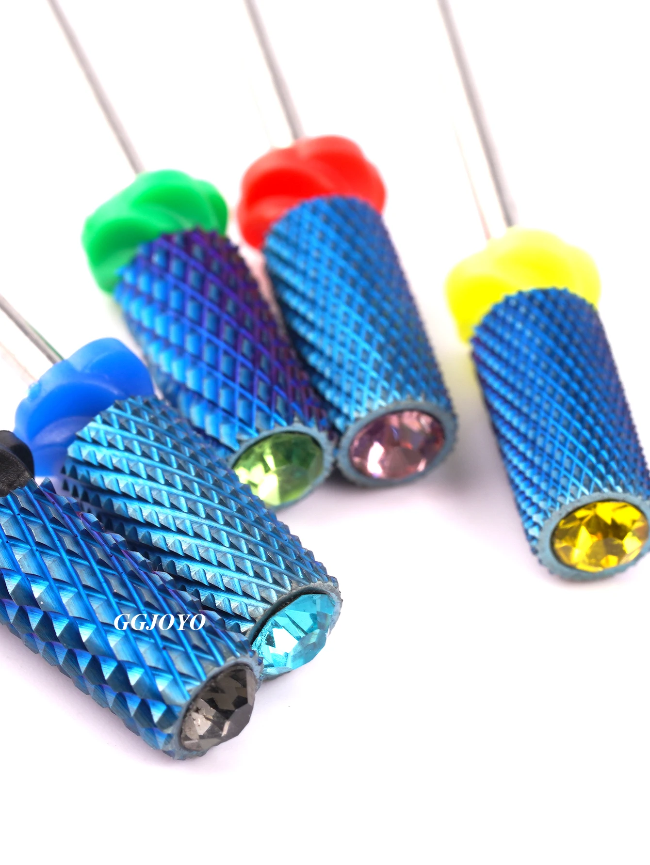 1pc Wolfram Hartmetall Acryl Nagel Bohrer Professionelle Chrom 6,6mm Kristall Top Große Barrel Nagel Bits 3/32"