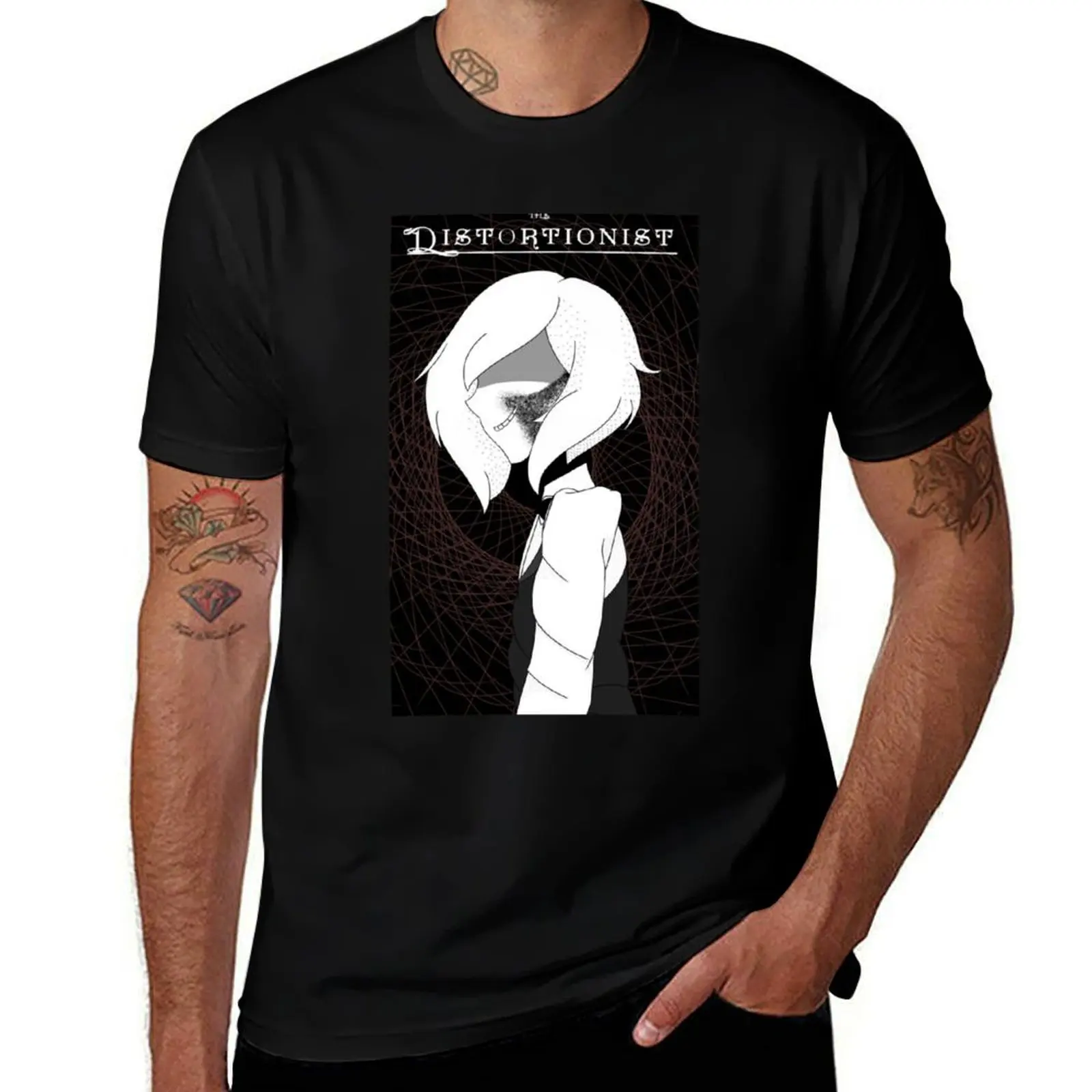 

The Distortionist T-Shirt Modern Print Casual T-Shirt