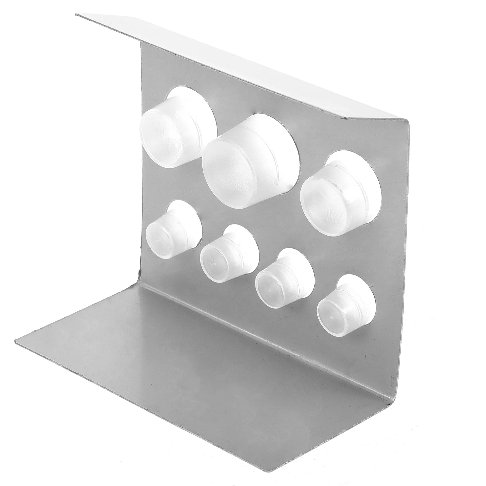 

1 комплект, подставка для чашки с чернилами для татуировки, держатель для пигмента с 7 отверстиями из нержавеющей стали, металлический прочный многоразовый органайзер для чашек с чернилами для татуировки