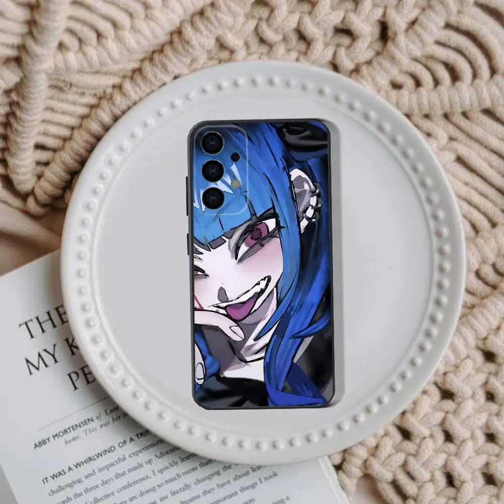 حافظة هاتف The Hundred Line Last Defense Academy لهاتف سامسونج جالاكسي A73,91,80,72,51,53,52,71,22,5G,Note,J7,8,9 غطاء أسود ناعم