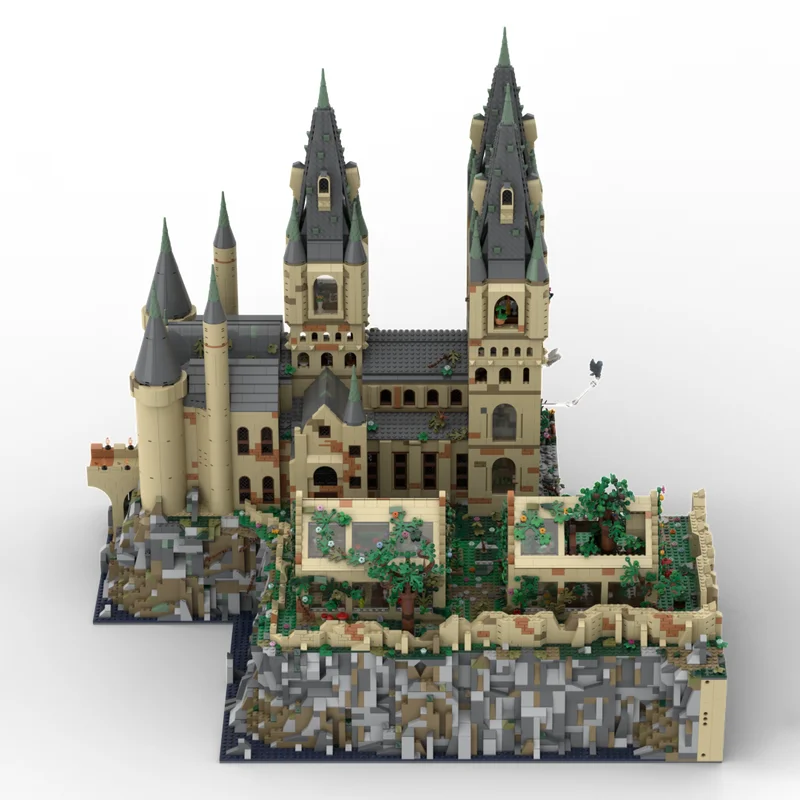 Populaire film Moc-bouwstenen Kasteel deel 3-Model Technologie Bakstenen Assemblage Vakantie Beroemde scène Bouw Speelgoedgeschenken