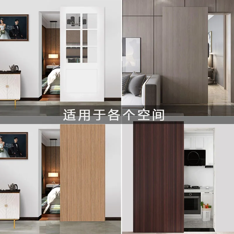 Ghost Door Track Hidden Slide Silent Sliding Door Wooden Door Two-way Buffering Household Hardware Accessories