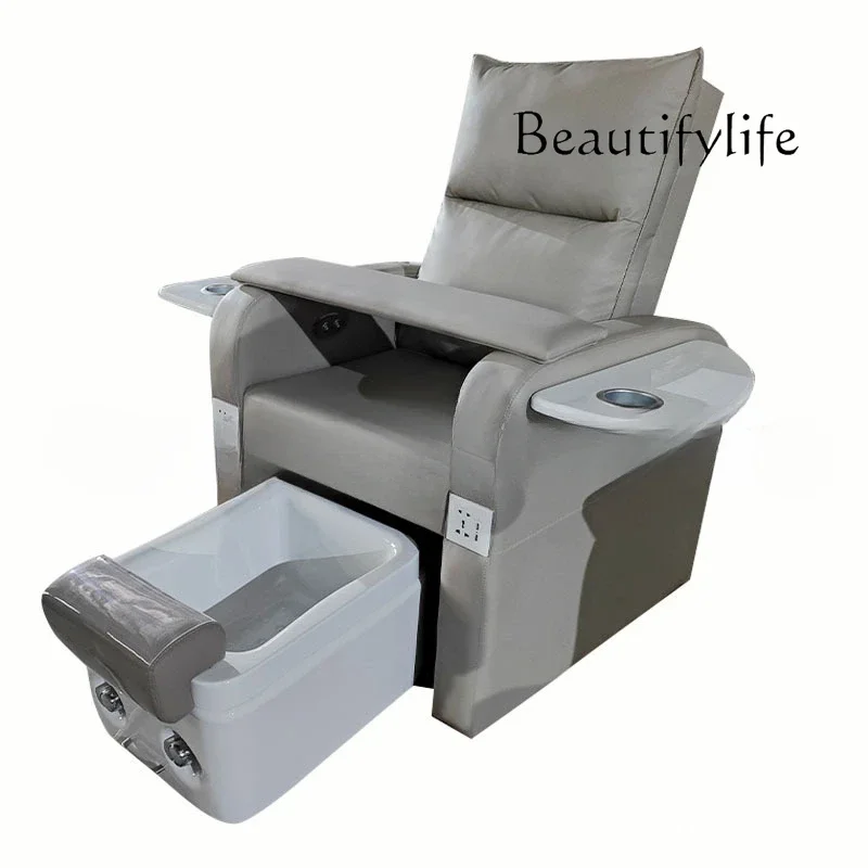 

Nail salon foot bath electric sofa spa foot recliner manicure foot soaking rotatable SPA chair