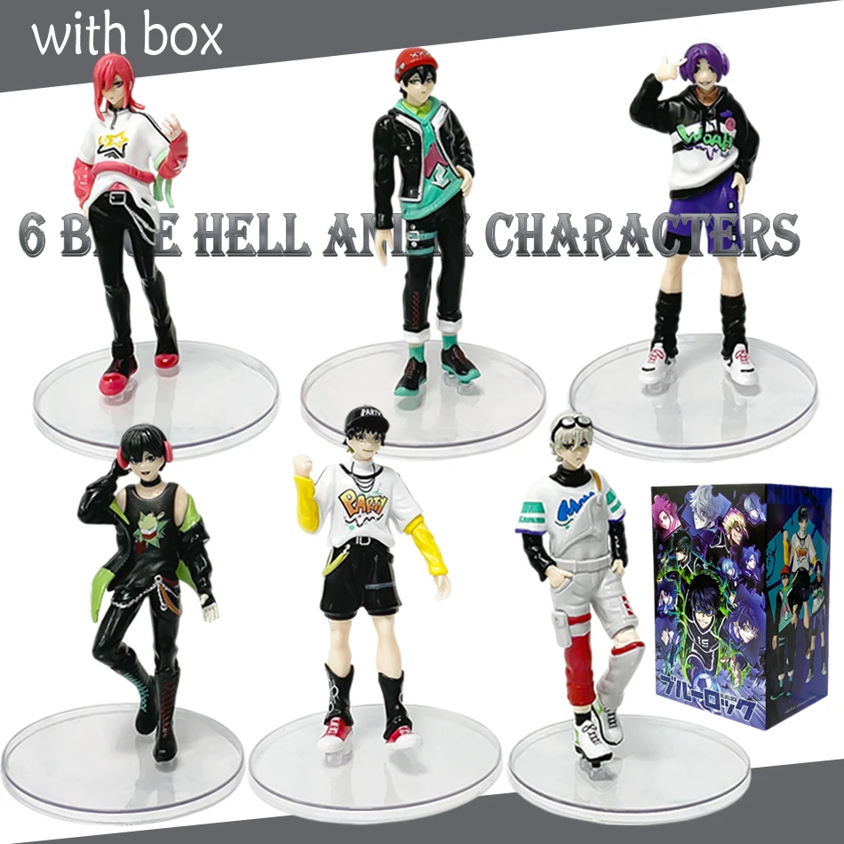 

BLUE LOCK Anime Figures Doll Isagi Yoichi Nagi Seishiro Bachira Meguru Mikage Reo Figure Model decoration Toys for kid Gift