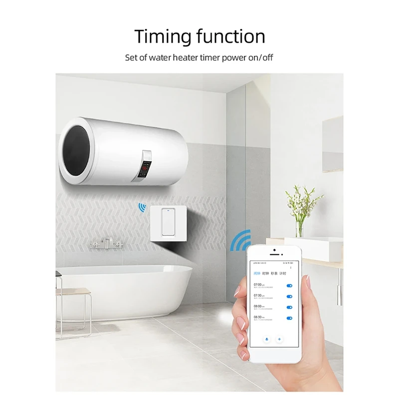 Tuya Smart Wifi Water Heater Boiler Switch Air Conditioner Smart Life Remote Voice Control For Alexa Google Home