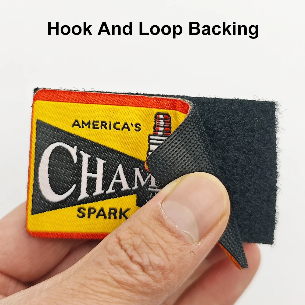 Champion Spark Plugs Embroidered Patch, America's Favorite Tactical Morale Badge DIY For Clothing Backpack Jacket Vest Hat Bags