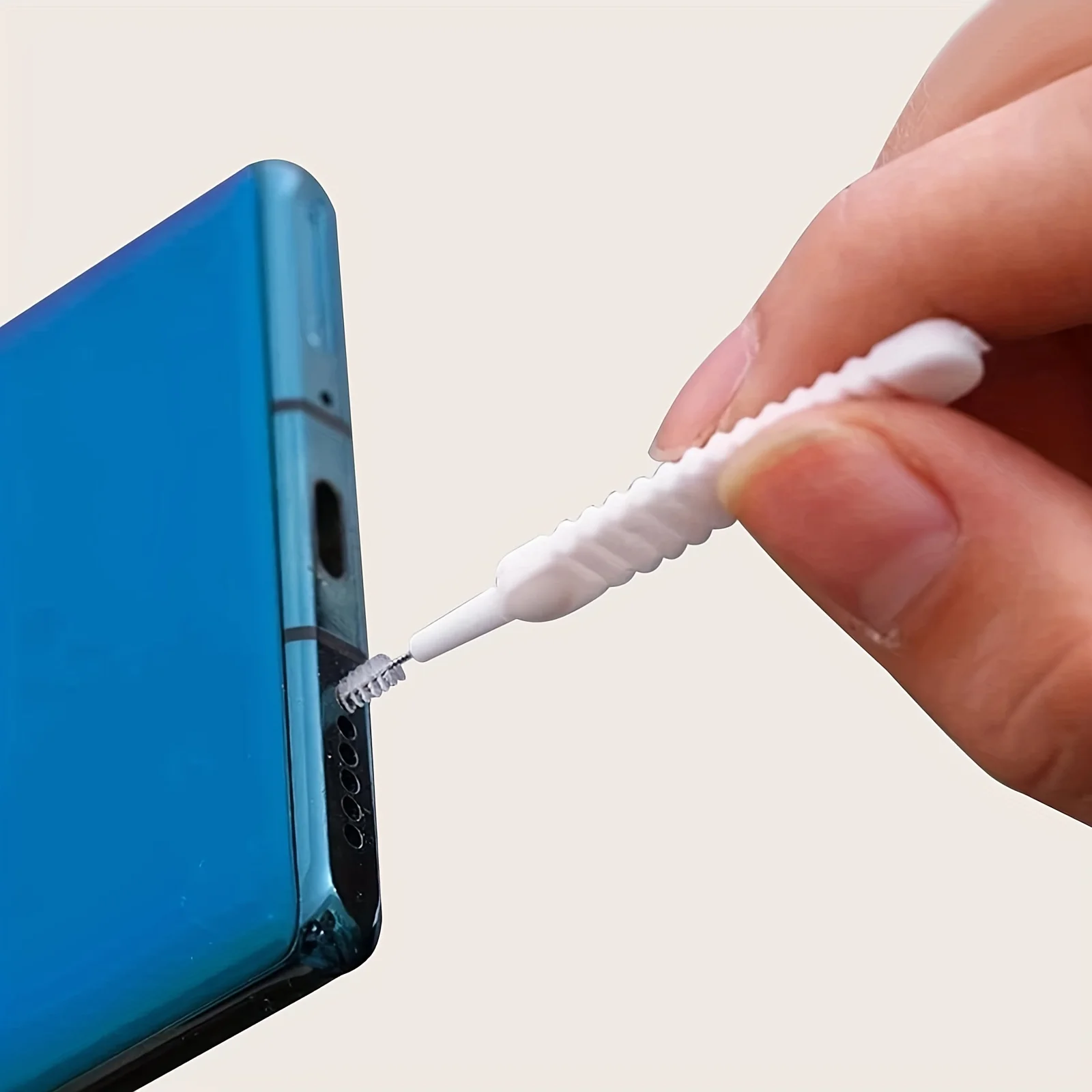 18PCS Universal Phone Charger Port Cleaner, Dustproof USB-C/Lightning Cleaning Brush Set Kit for iPhone SamsungCleaning Tools view 3