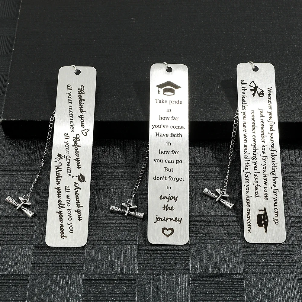 

Выпускная закладка из нержавеющей стали, специальные подарки для друга, одноклассника, индивидуальные подарки, обучающая таблица страниц для чтения, сувенир