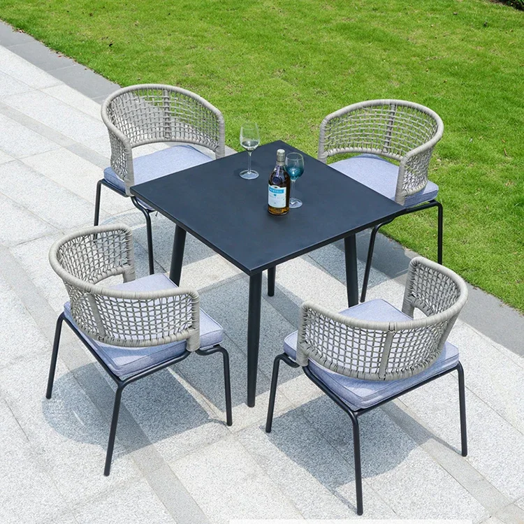 Garden Table And Chairs Dining Outside Restaurant Rattan Sets Outdoor Patio Furniture