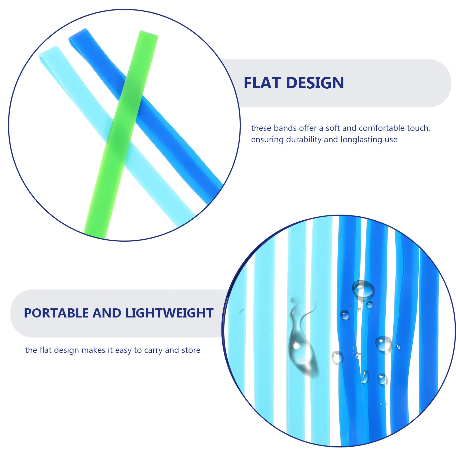 12 Stuks Siliconen Bands 20Cm Platte Rekbare Band Voor Bento Box Lunch Container Houder Band Lekvrije Sluiting voor