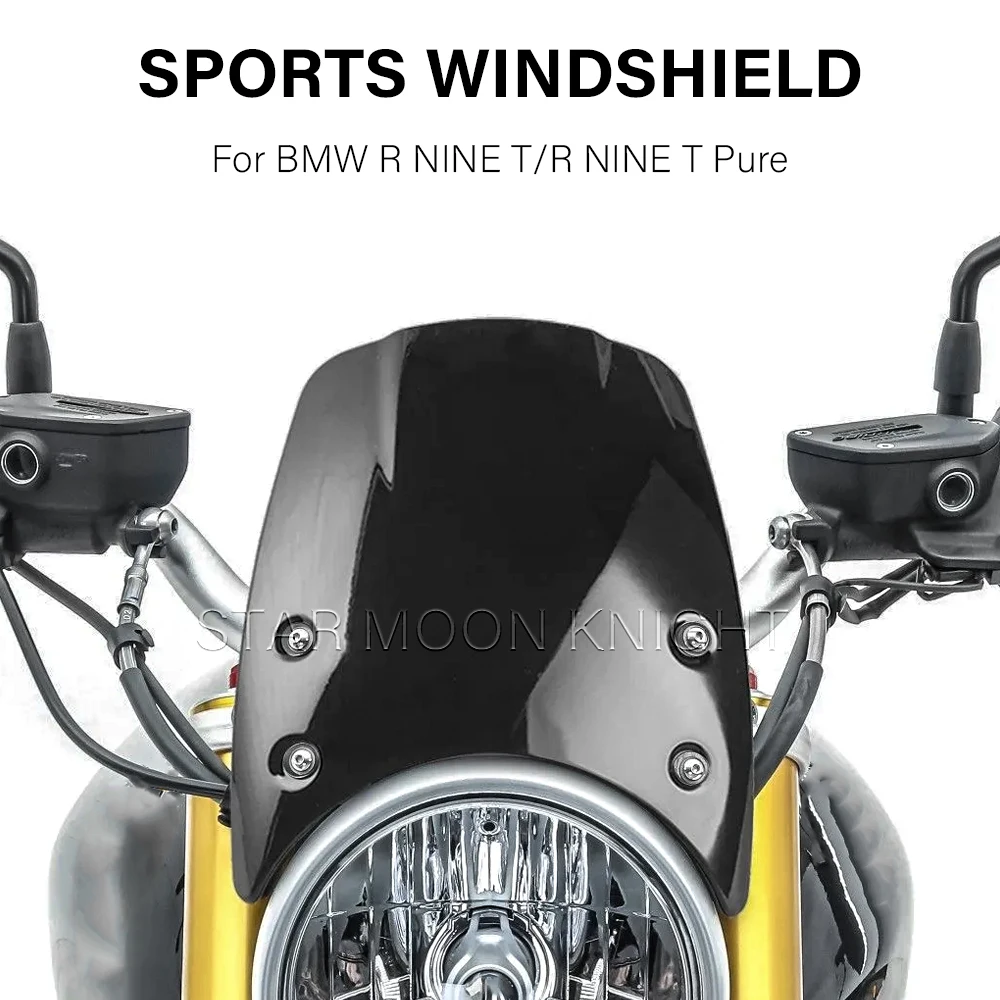 

Wind shield Deflector Fairing For BMW R Nine T R9T R NineT Pure 2017- Accessories Windscreen Windshield Protection