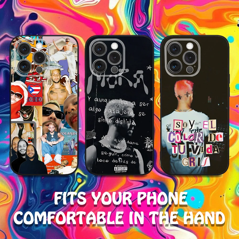 

Singer Mora Album MICRODOSIS Phone Case For iPhone 16,15,14,13,12,11,Pro,Max,Plus,X,XS,SE,E,Mini,Soft Silicone Black Case