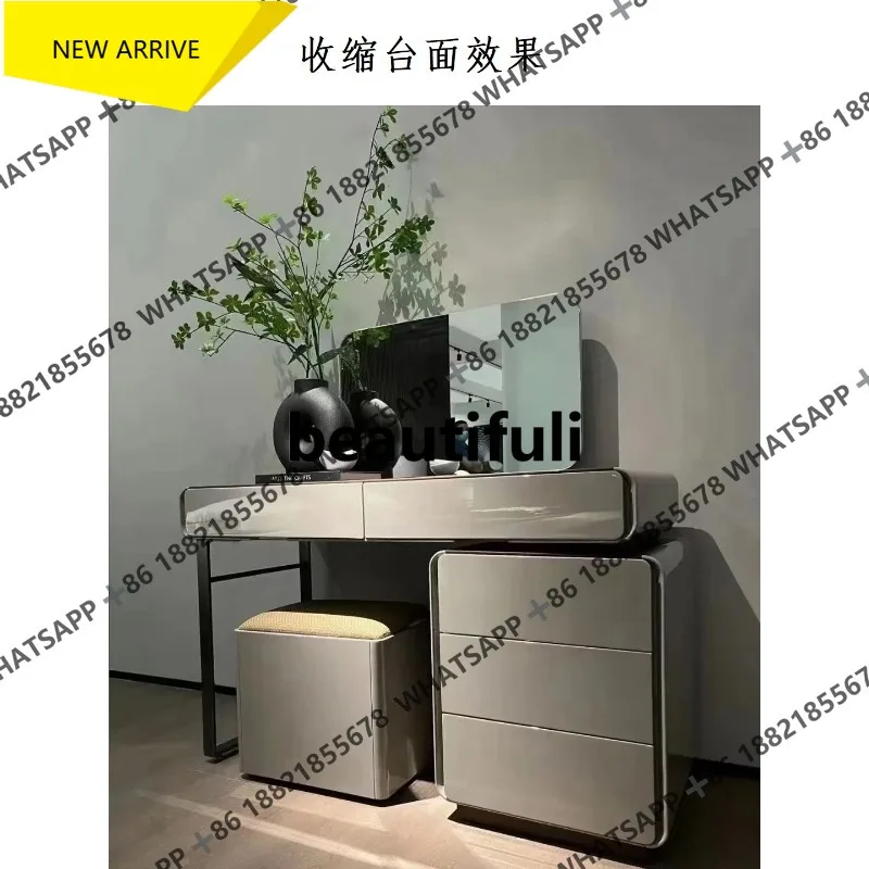 

D178 Современный простой комод, встроенный итальянский минималистичный туалетный столик для хранения вещей