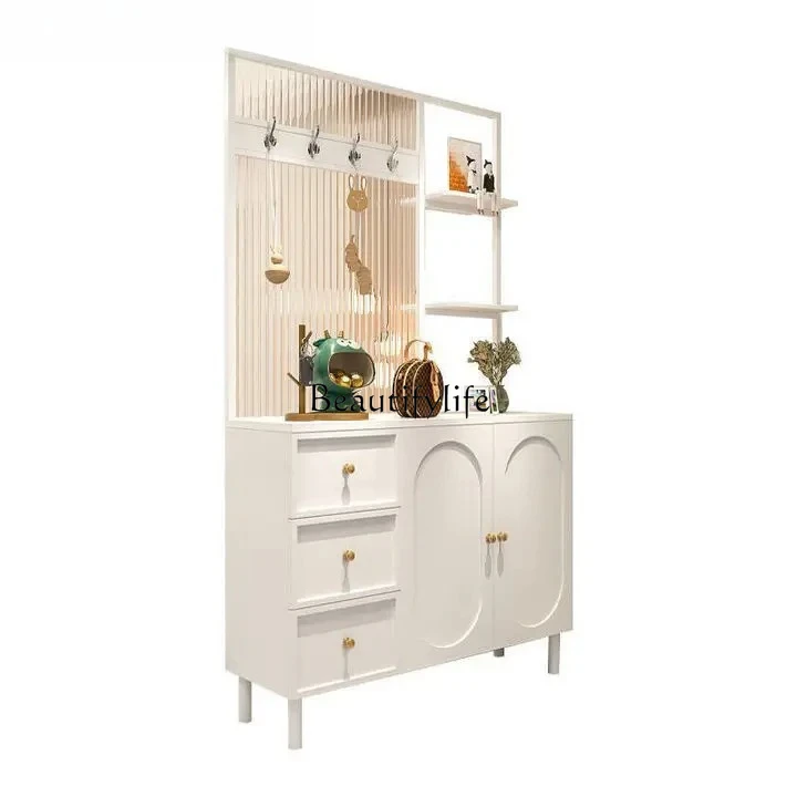 

light luxury entrance shoe cabinet partition high-end screen cabinet can be customized