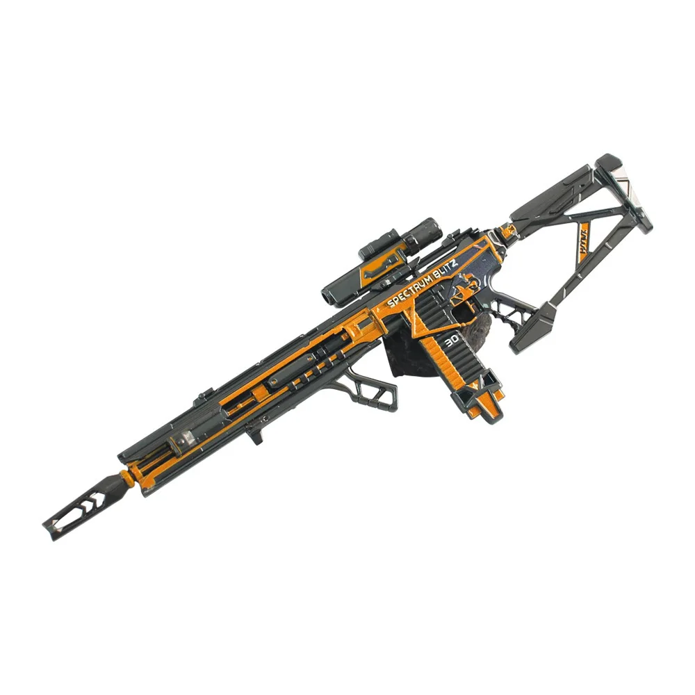 24cm Delta Force Game Toy Gun Model Detachable Prism Offensive S2-MTG Black Knight Pistol Model Desktop Ornament Gift Collection