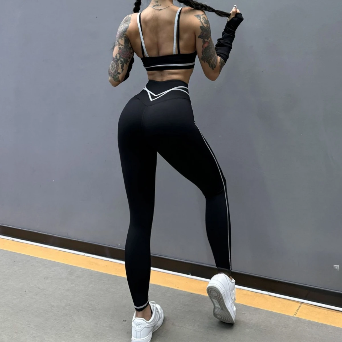 Gym Anzug Sexy Sport Fitness Yoga Bh frauen Sonnencreme Äußere Hülse Running Dance Stoßfest Unterwäsche