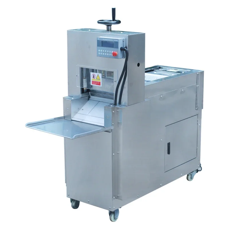 Rvs Schapenvlees Rollen Cutter Commerciële Elektrische Vlees Snijmachine CNC Single Cut Lam Rundvlees Roll Maken Machine