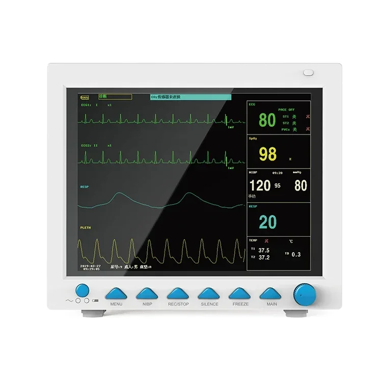 H8 Vet Equipment Portable Multiparameter Veterinary Patient Monitor for Pet Animal