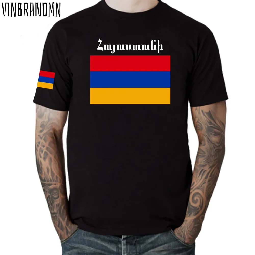 Armenia T Shirts Classic Jerseys Nation Team Tshirt 100% Cotton T-shirt Country Flag Sporting Armenian ARM Summer Tops Tees