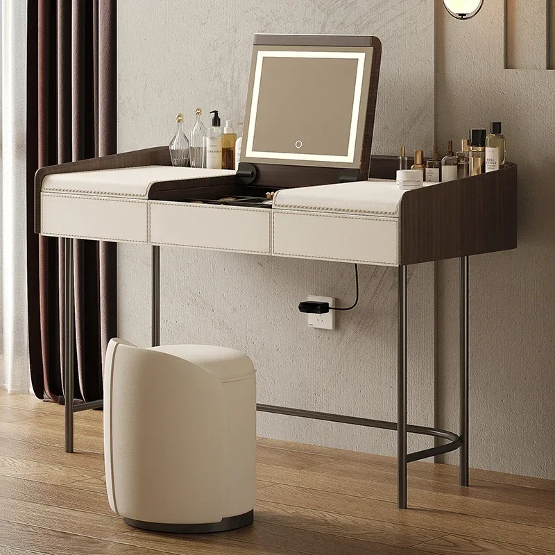 

Dresser Storage Locker Furniture Minimalist Makeup Table Storage Cabinet Makeup Vanity Dressing Table Toiletries Desk Dressers