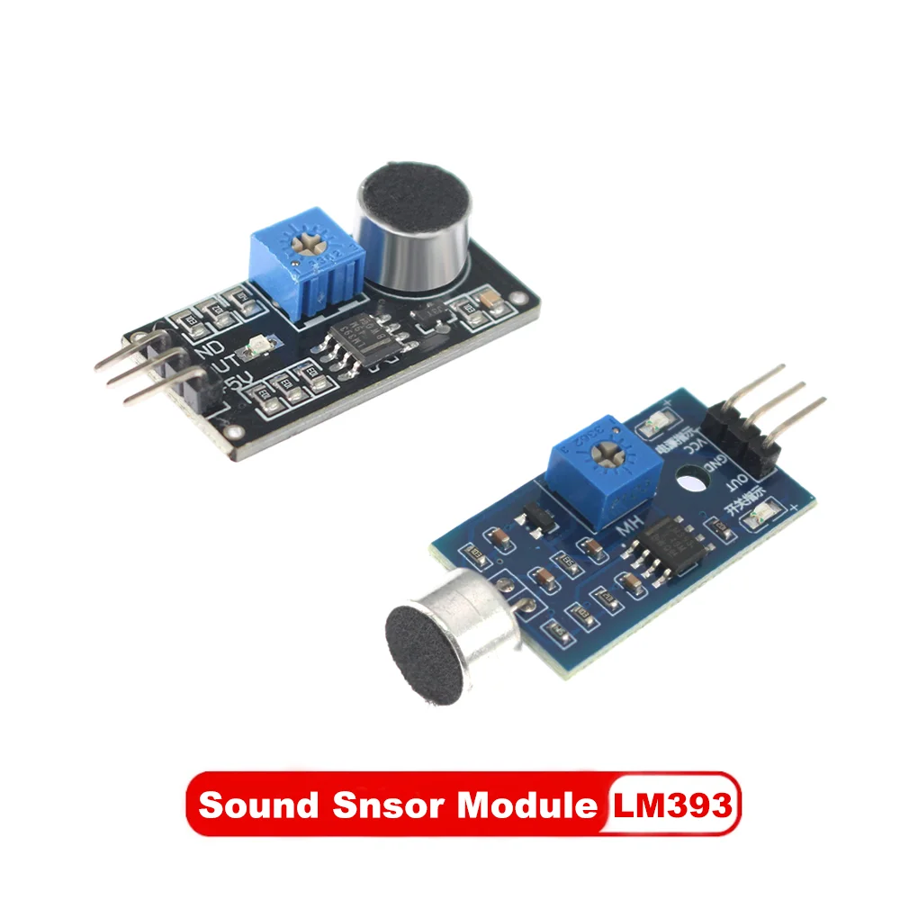 1PCS LM393 Sound Detection Sensor Module Switch Detection Whistle Switch Microphone Amplifier DIY Kit for Arduino