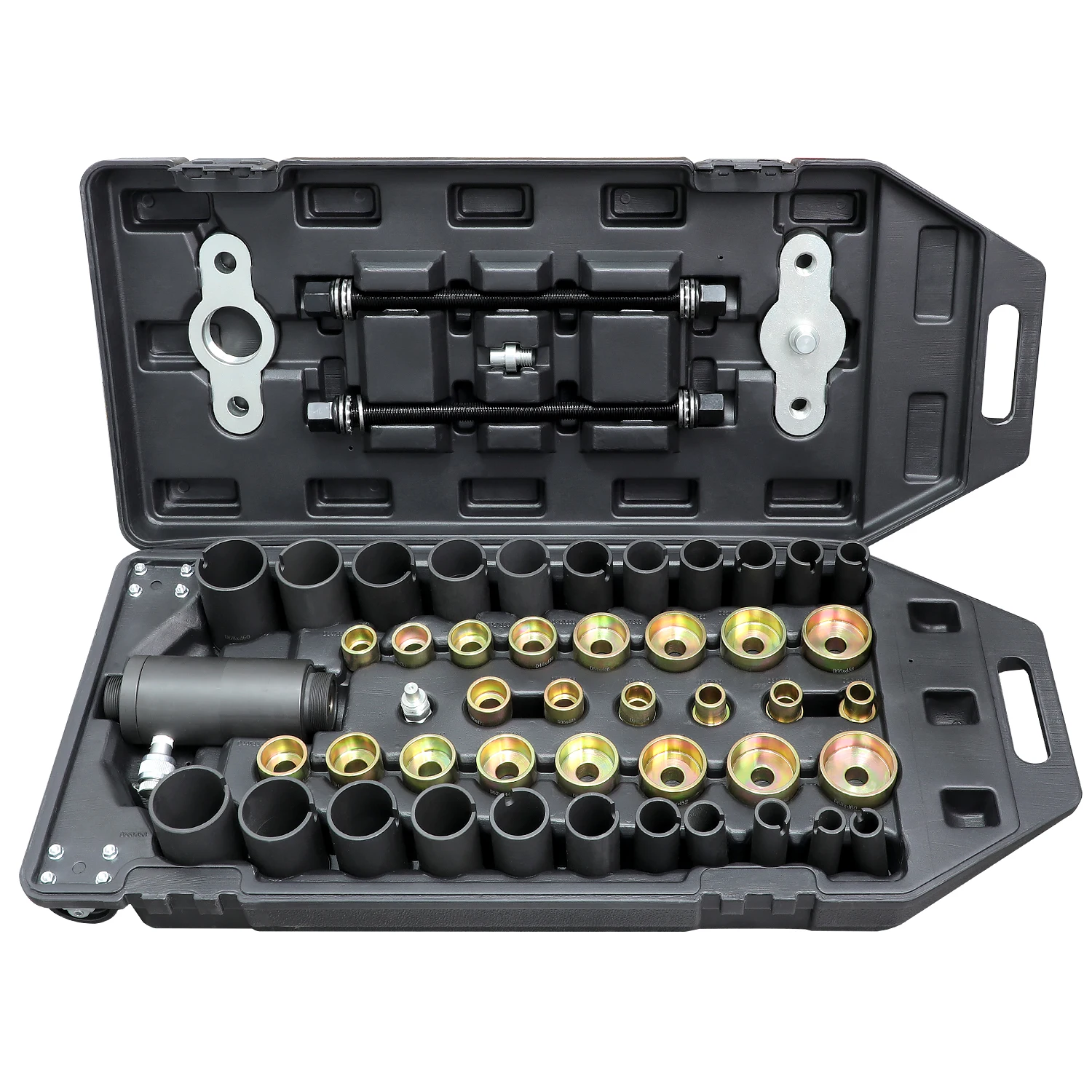 51pcs Universal Hydraulic Bearing/Bush Press Frame Kit Hydraulic Steering System Pull Tool Set