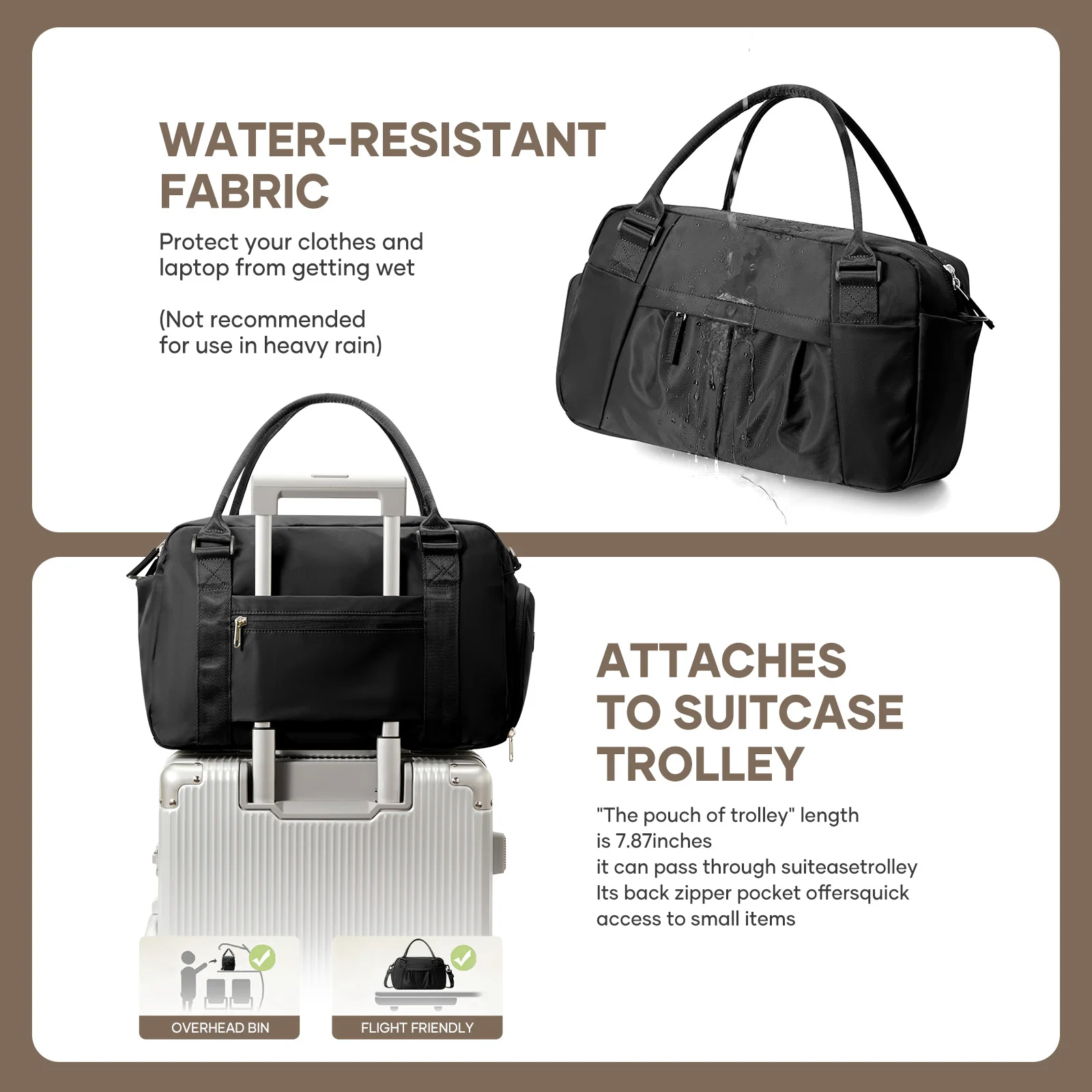 Gym Travel Bags for Women Men, Hand Luggage Travel Handbags 40x20x25 Ryanair Bag, Waterproof Shoulder Bag Exercise Fitness Bag