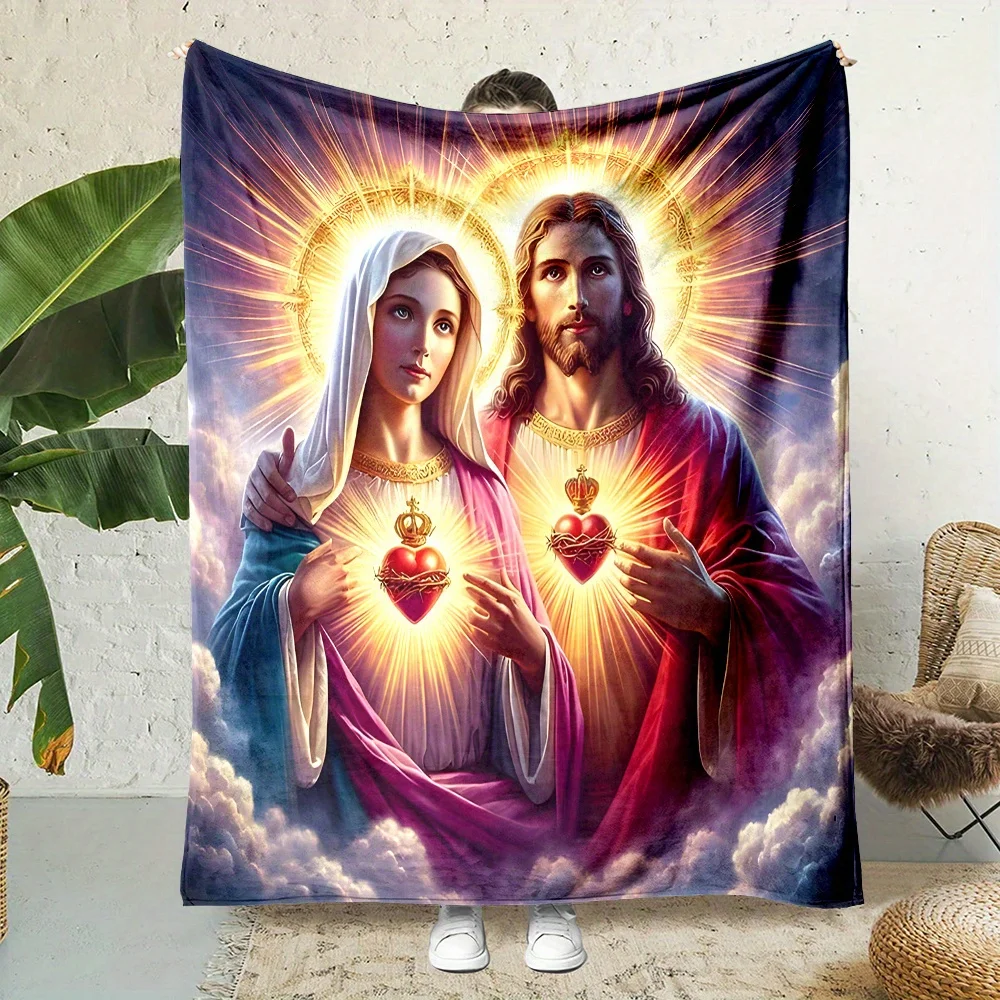 

Sacred Heart Radiant Blanket - All-Season Warmth Throw.