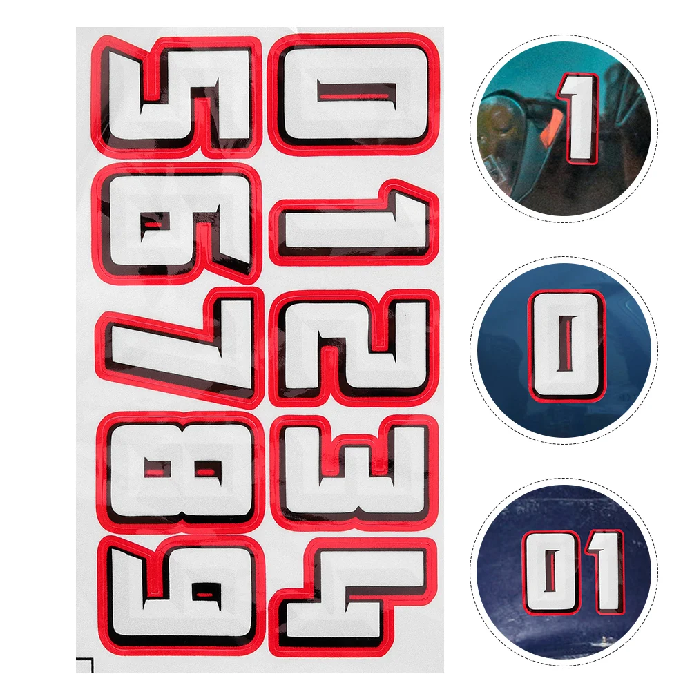 

Number Sticker Hockey Numbers Stickers Numbered Softball Football for Posters Decals