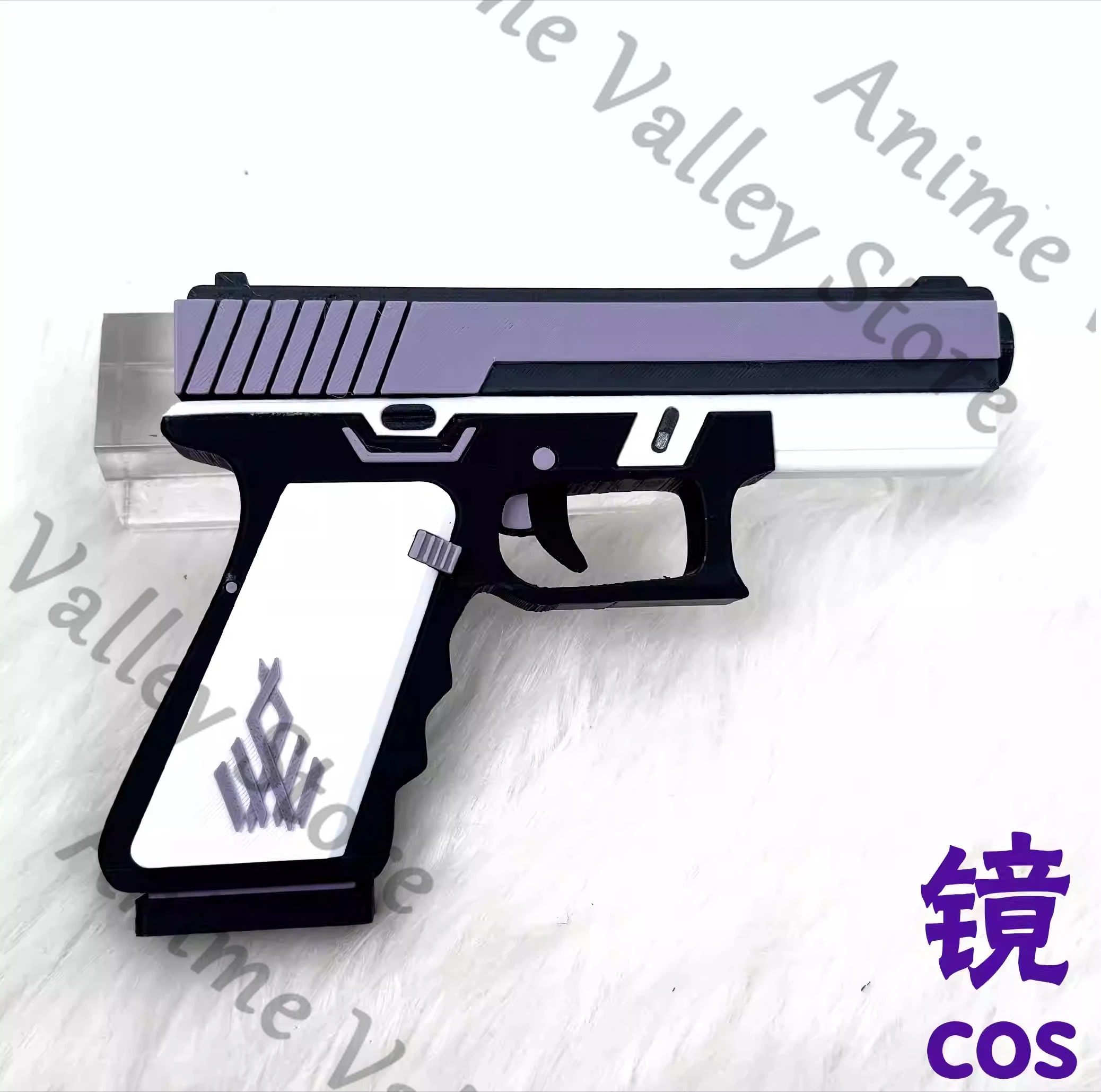 

Anime Blue Archive Kirifuji Nagisa‌ Cosplay 3D Printing Handgun Gun Prop Cartoon Pistol Shooting Iron Weaponry Equipment Props