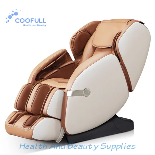 Coofull A191 Zero Gravity Full Body Airbag Super Long L Track Heat Massage Chair with Heating Function, for Home Office Use