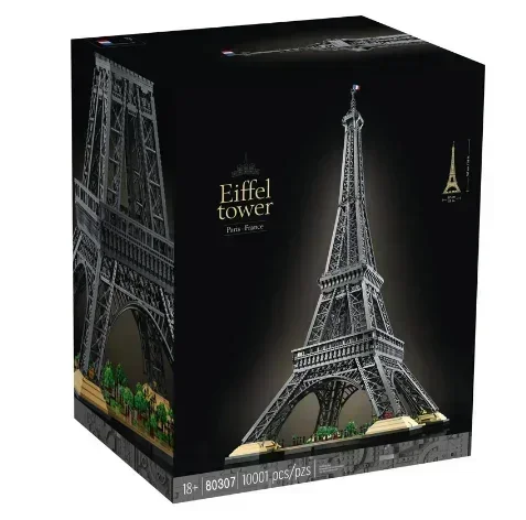 In stock  1.5M Eiffel Tower 10307 10001pcs PARIS Architecture Model Building Block Brick Kit Adult Children Toy Gift Set