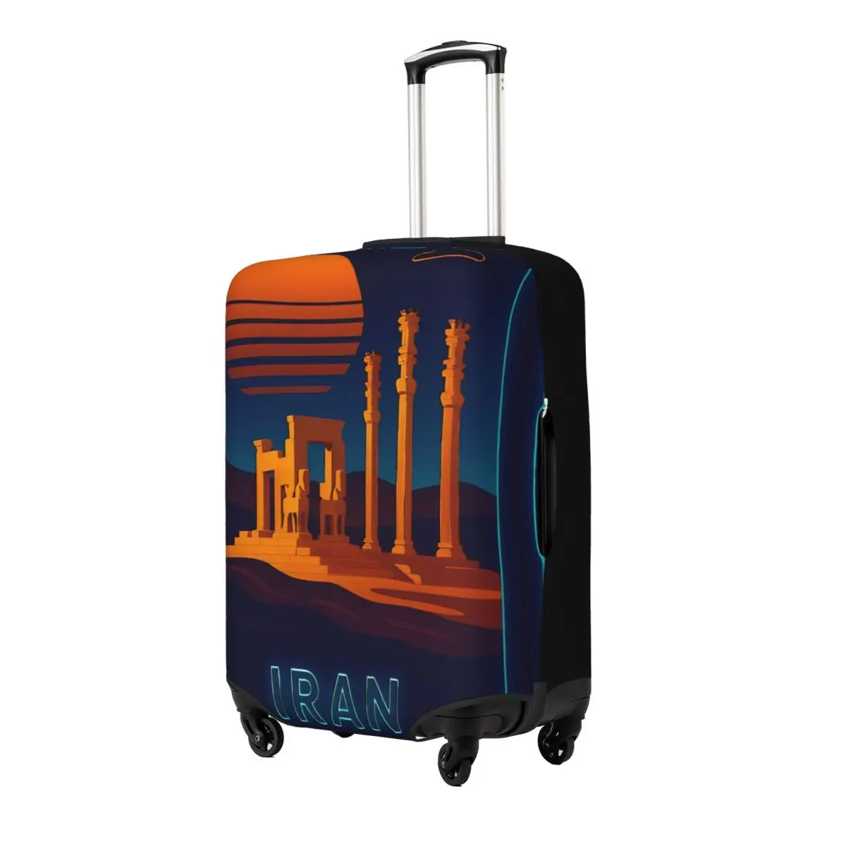 Iran Neon Travel Suitcase Cover Business Protection Vacation Strectch Luggage Supplies