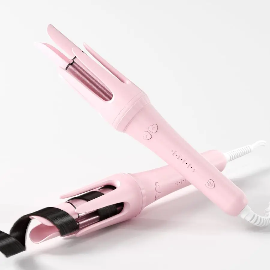 

Hair Curler, 1.25 inches, Automatic Curling Iron, Auto ShutOff, AntiScald, AntiTangle, Negative Ion,Rotating Curling Wand for Wo