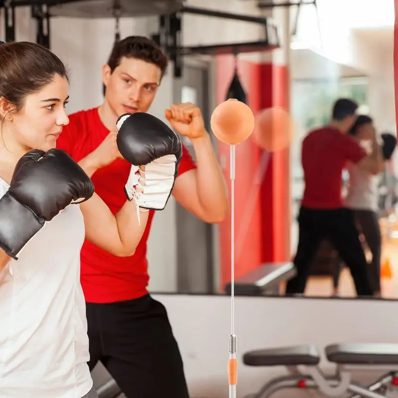 Bokserska piłka refleksyjna Worek bokserski Sprzęt treningowy do boksu Trener sportowy Zestaw do ćwiczeń koordynacji ręka-oko dla dzieci i dorosłych