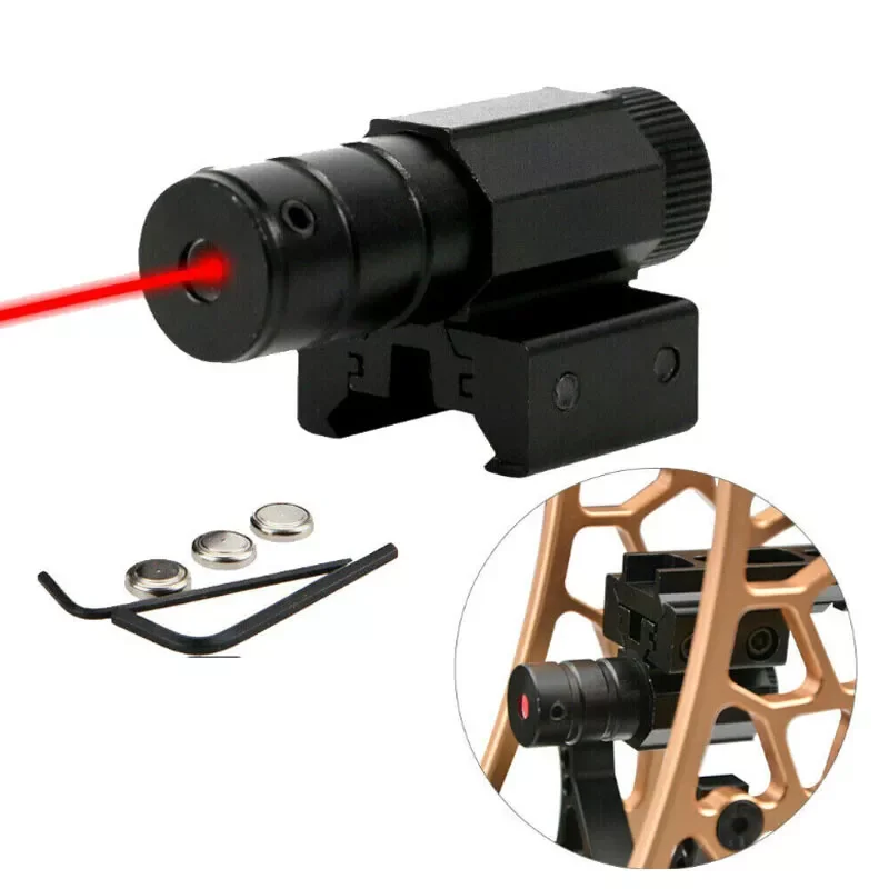 

Archery Red Dot Laser Sight Scope for Compound Recurve Bow Crossbow Slingshot b Shooting target paper Fishing slingshot Targets